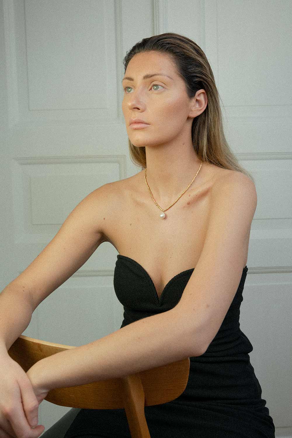 Corso Perle Necklace Gold