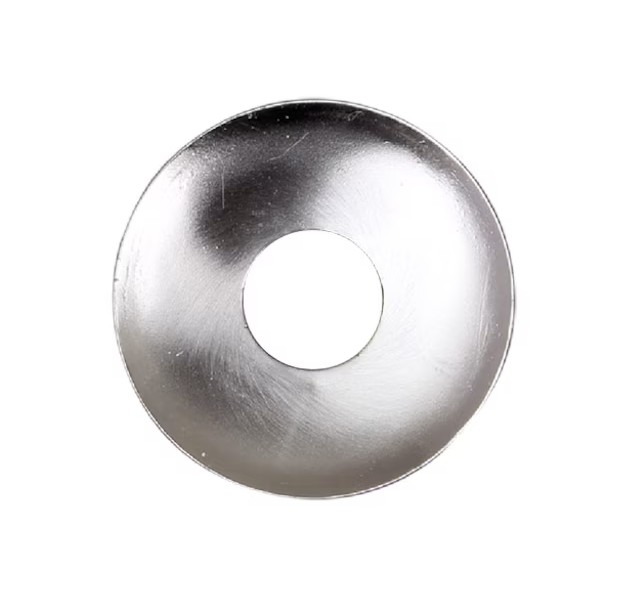 Ljusmanschett metall - silverfärgad