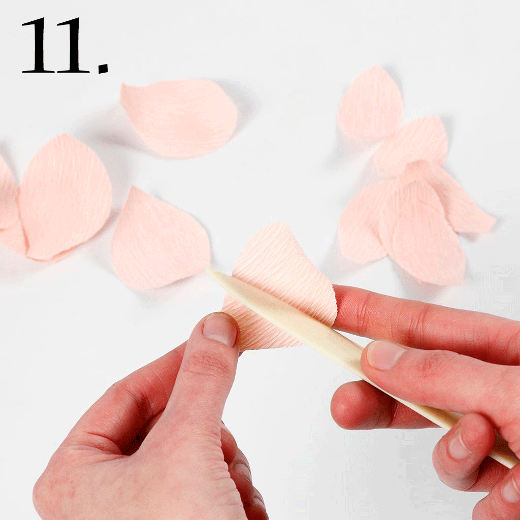 Krans pappersblommor och pampas - 12