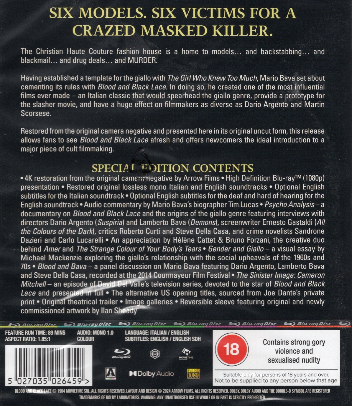 Blood And Black Lace (ej svensk text) (Blu-ray) - 2