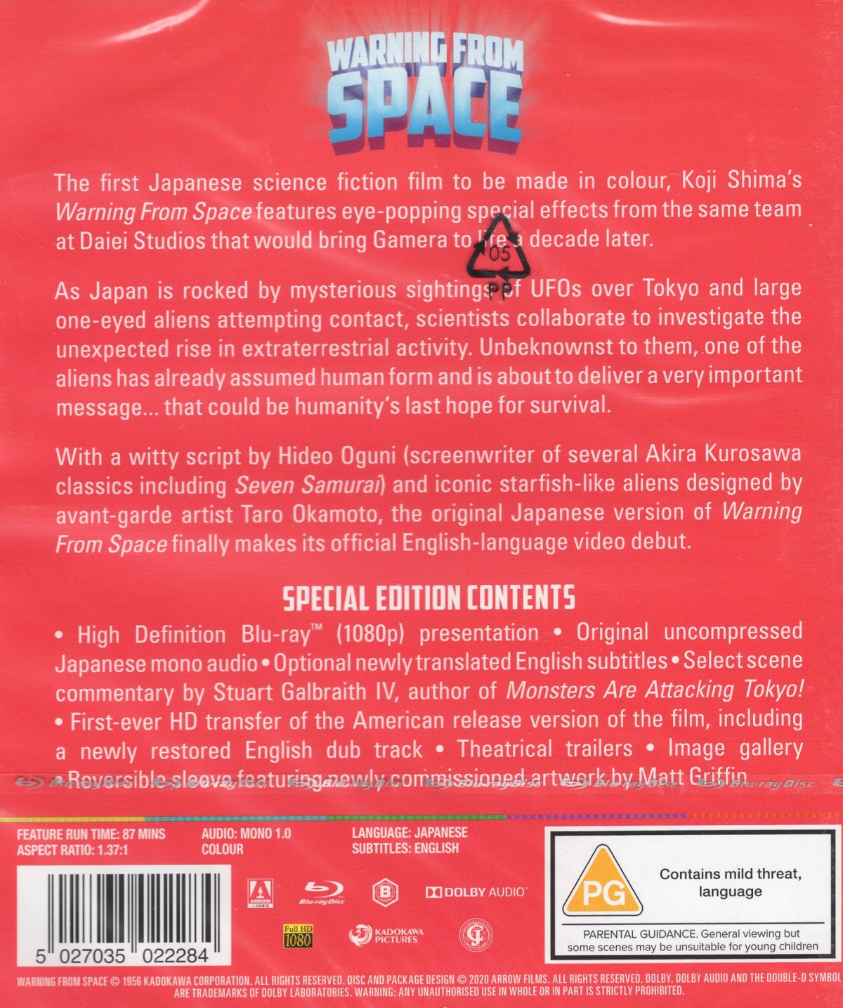 Warning From Space (ej svensk text) (Blu-ray) - 2