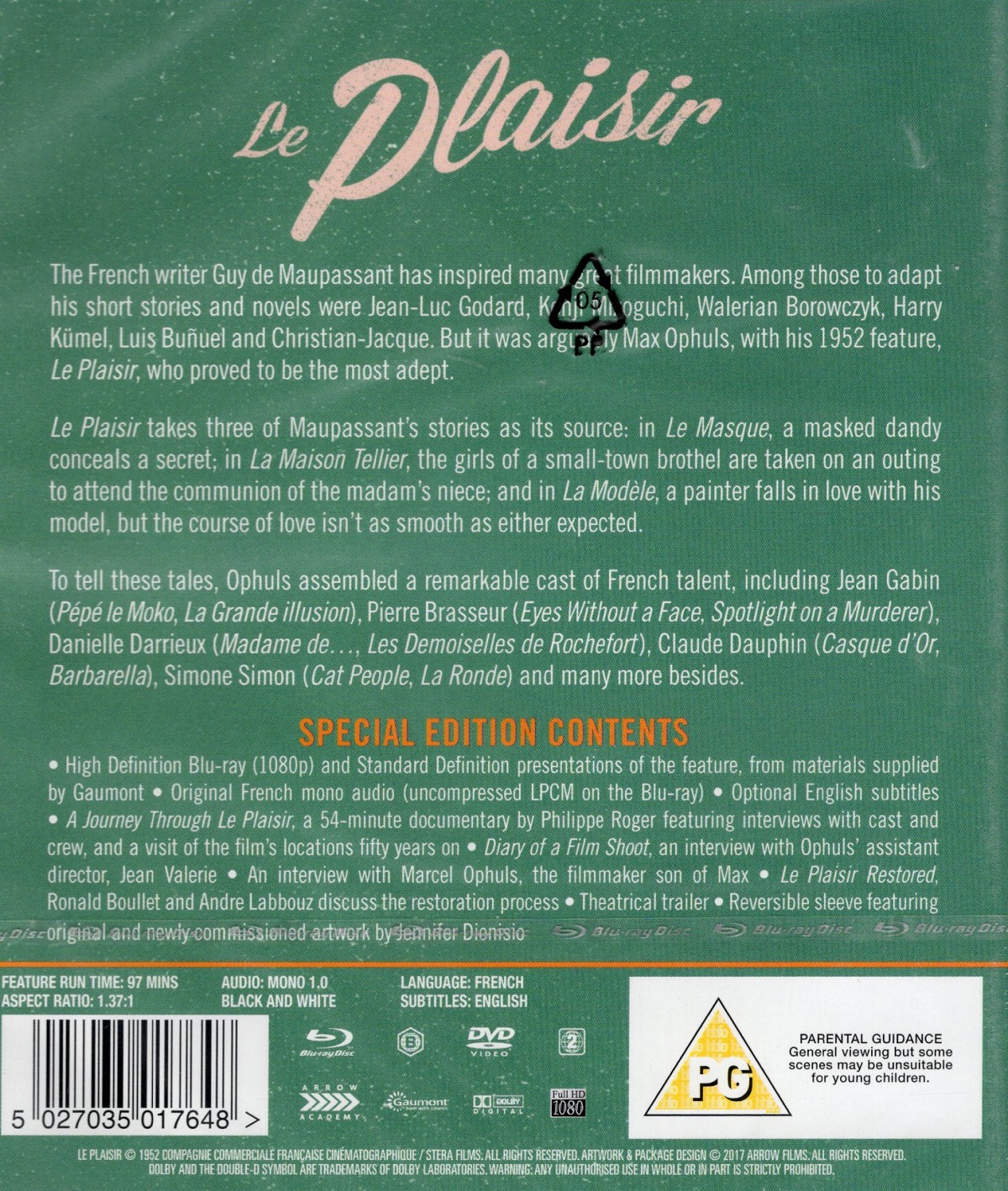Le Plaisir (ej svensk text) (Blu-ray + DVD) - 2