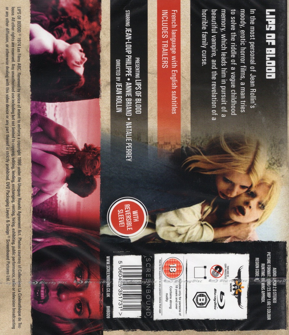Lips of Blood (ej svensk text) (Blu-ray) - 2
