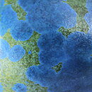 Isak Isaksson (2020) Unique Vase with Blue Crystalline Glaze 17 cm