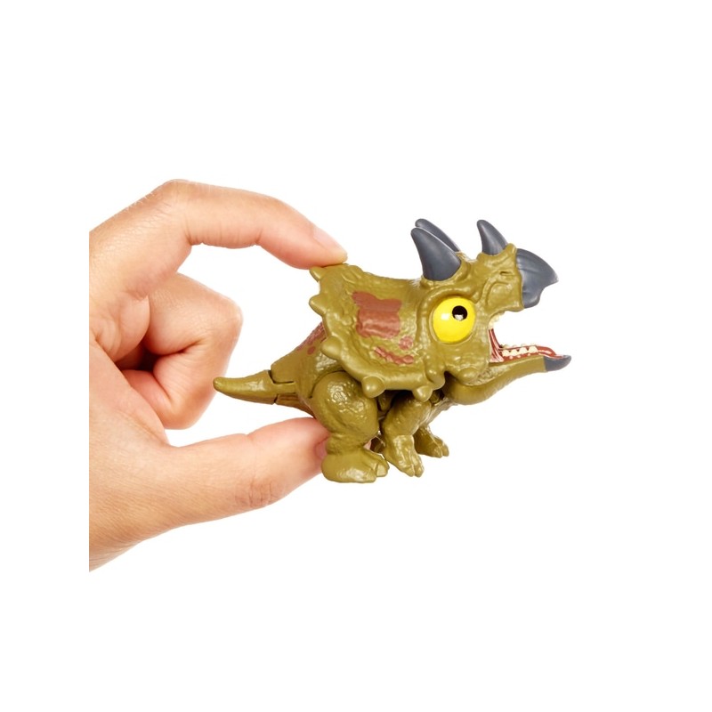 Jurassic World Snap Squad Attitudes - Triceratops - Zoologishoppen