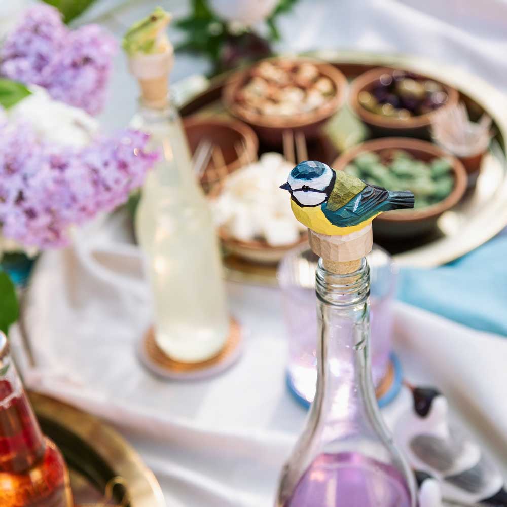 Bottle Stopper Blue Tit