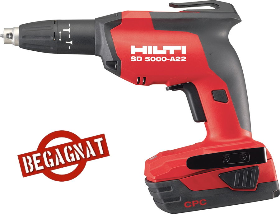 SD 5000-A22 02 BATTERIDRIVEN GIPSSKRUVDRAGARE