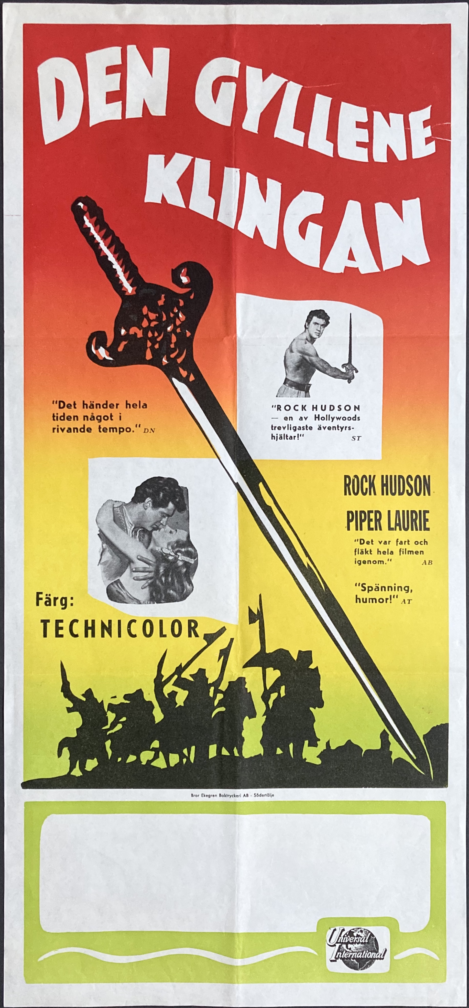 THE GOLDEN BLADE (1953)