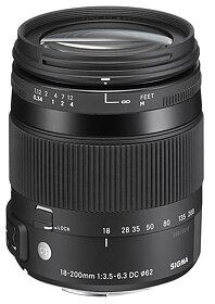 Sigma AF 18-200/3,5-6,3 DC HSM Contemporary Macro for Nikon