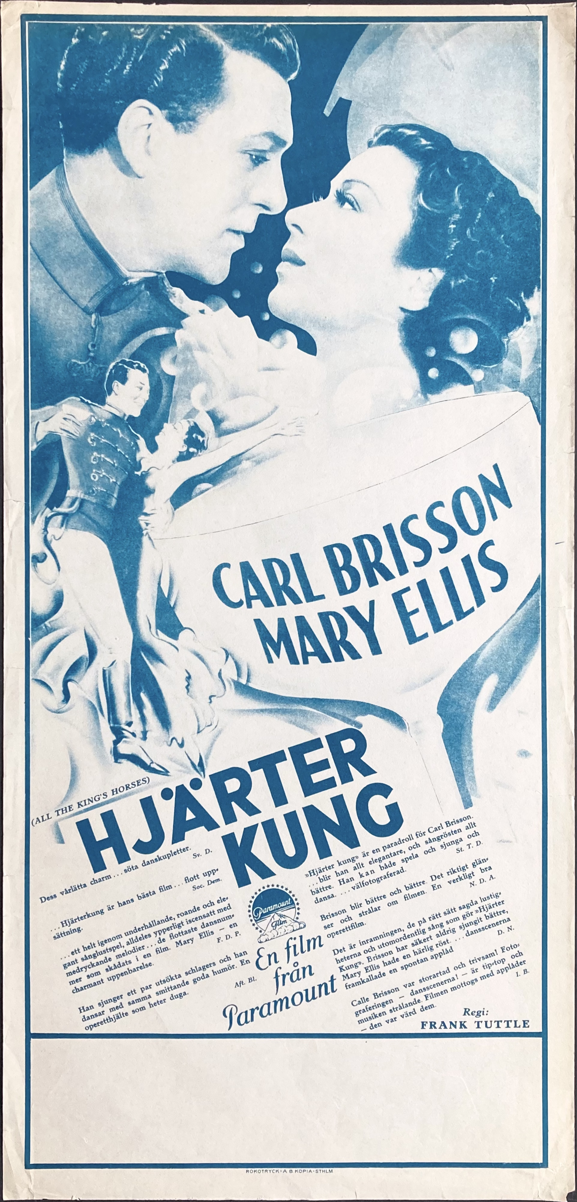 ALL THE KING´S HORSES (1935)