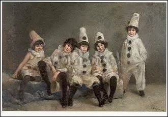 Childrens' Carnival (1888), Postcard