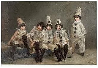 Childrens' Carnival (1888), Postcard