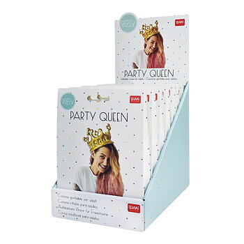 Oppustelig krone - Party Queen (for voksne)