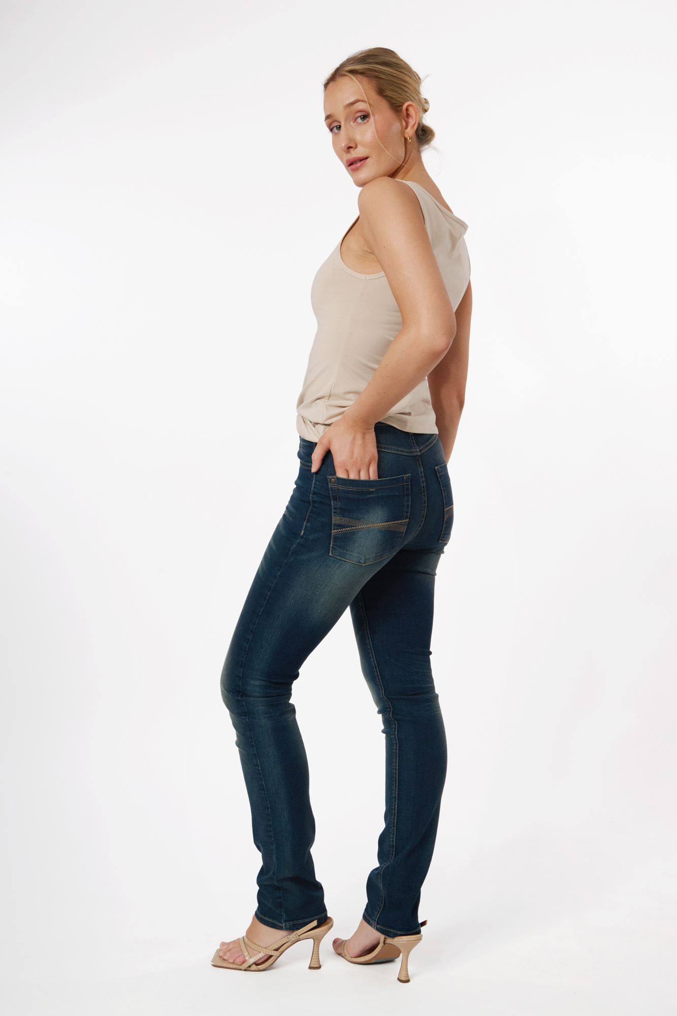 Lena jeans  dk. denim - 5