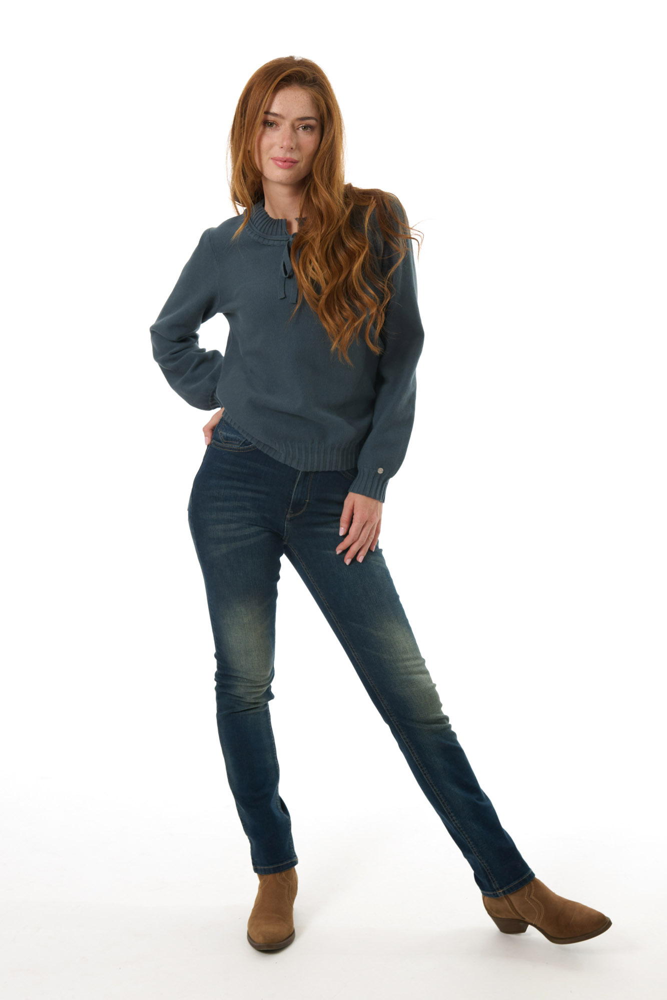 Lena jeans  dk. denim - 8