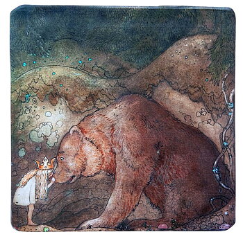 Grytunderlägg Prinsessan och björnen