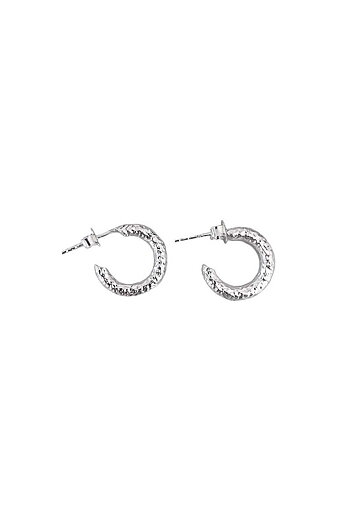 PLAIN Chunky Hoops, hammered small