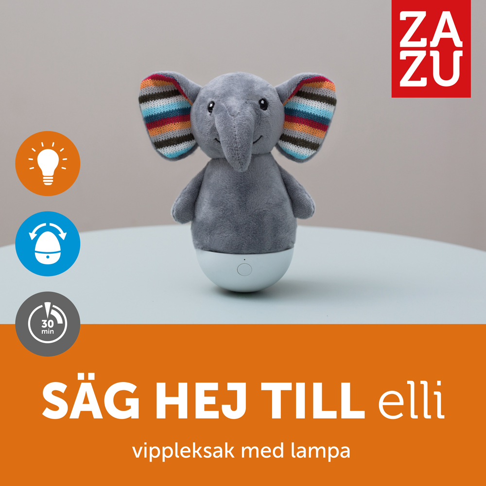 Zazu - Elli Tumbler Nattlampa och Vippleksak - 6
