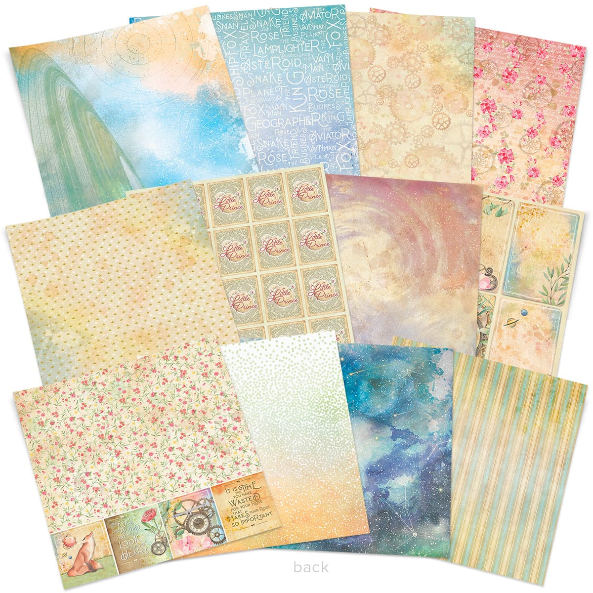 Ciao Bella The little Prince -Paperpad 12"X12" - 3