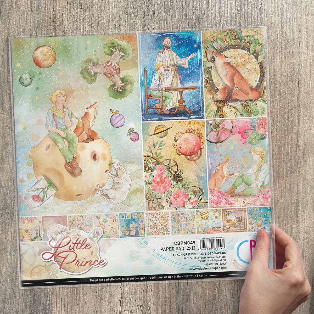 Ciao Bella The little Prince -Paperpad 12"X12"