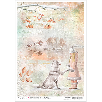 Ciao Bella Rice Paper A4 - The gift of love