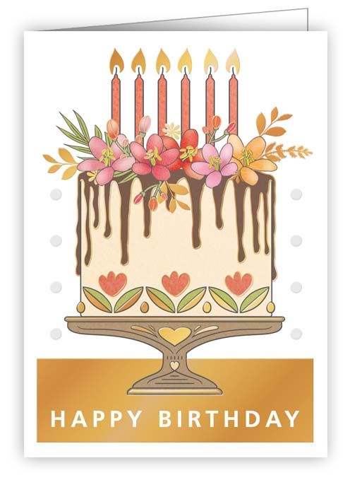 Birthday Cake, Mini Card