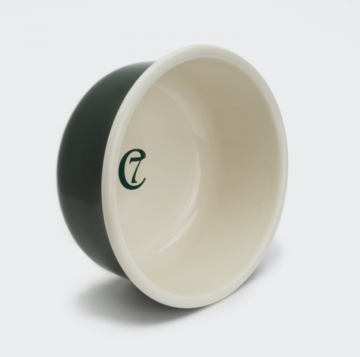 Cloud7 Dark Green Dog Food Bowl