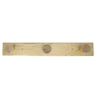 Klädhängare-knoppbräda 3-knopp