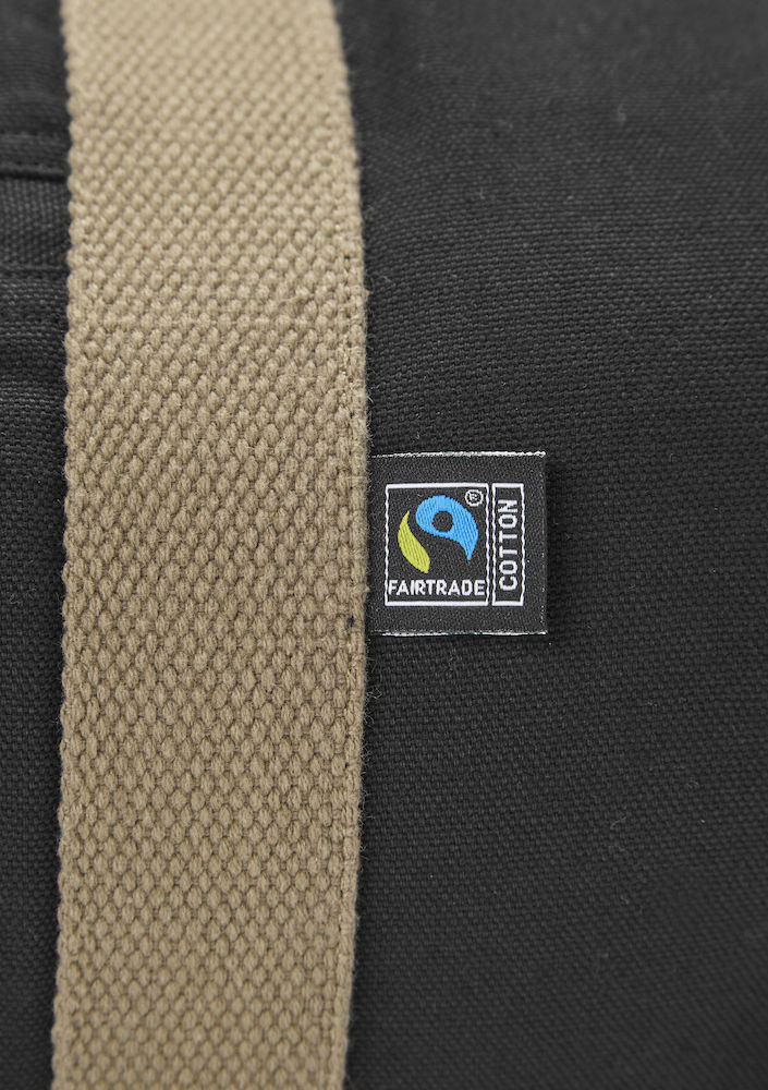 Dufflebag Canvas - Svart- Cottover - Fairtrade, EKO & GOTS - 2