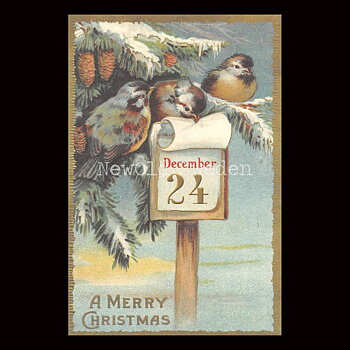Julkort Vintage Vykort Nr: 63 - 10 x 15 cm - 427