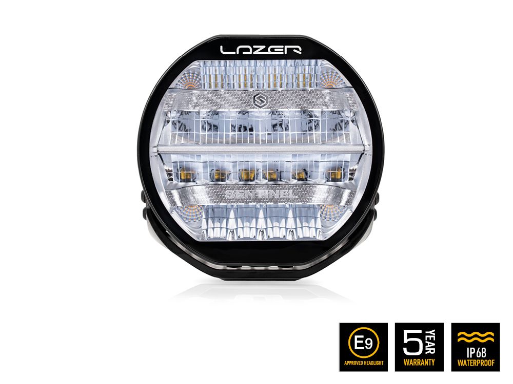 Lazer Sentinel Std LED Extraljus&nbsp;9" Chrome - 7