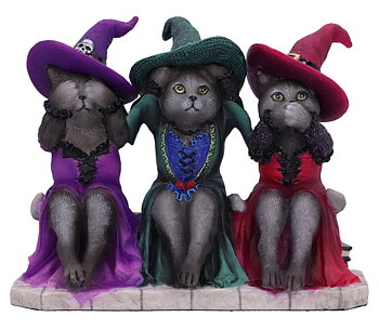 Staty - Three Wise Witchy Kittys
