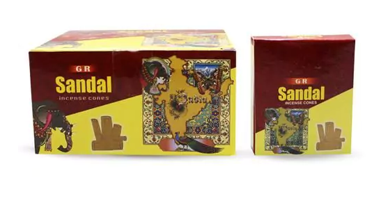 Sandalwood (sandalträ ) Rökelsekoner - GR