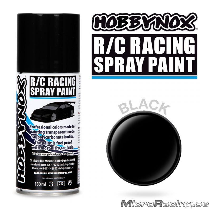 HOBBYNOX - Spray Färg, Svart, 150ml