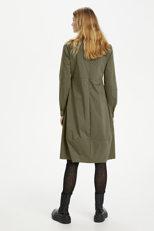 Culture - Antoinett Dress Burnt Olive  - 5