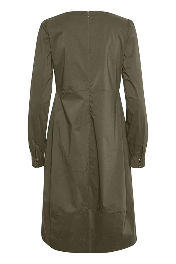 Culture - Antoinett Dress Burnt Olive  - 6