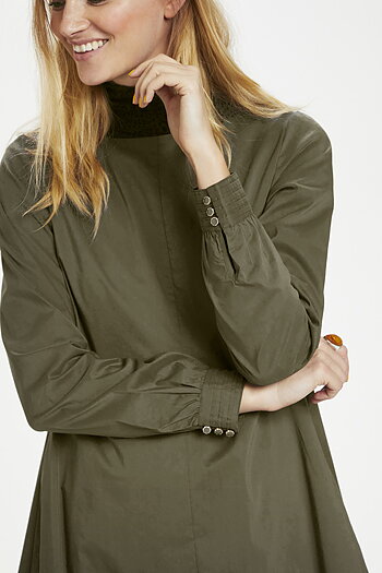 Culture - Antoinett Dress Burnt Olive 