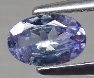 Piedra preciosa de tanzanita natural genuina de alta calidad rara de 0,51 ct - 3
