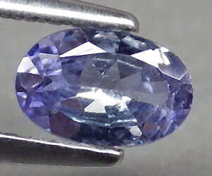 Piedra preciosa de tanzanita natural genuina de alta calidad rara de 0,51 ct