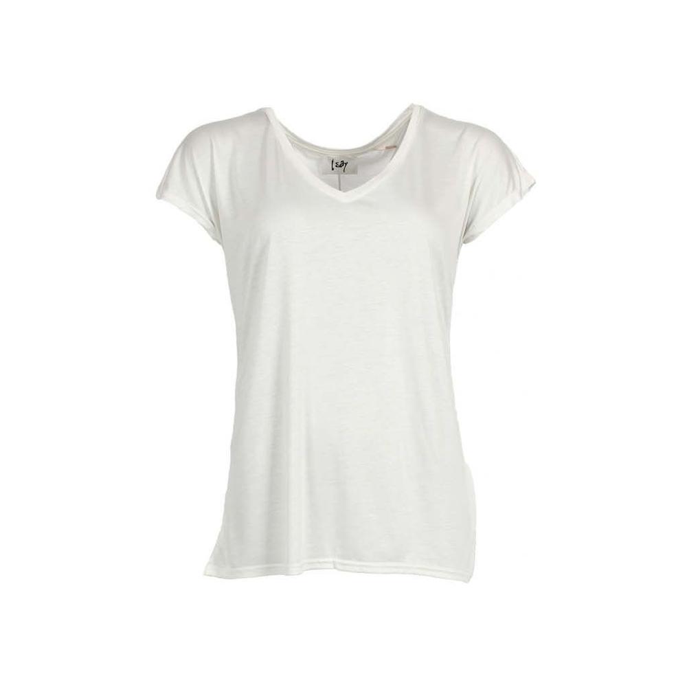 Nugga V-Neck T-Shirt - Broken White - Isay
