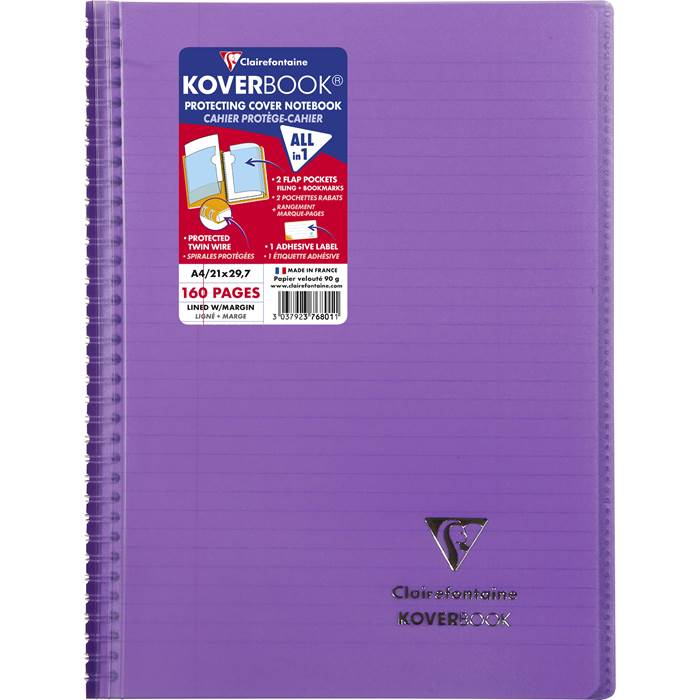 Kollegieblock Koverbook A4 - 9