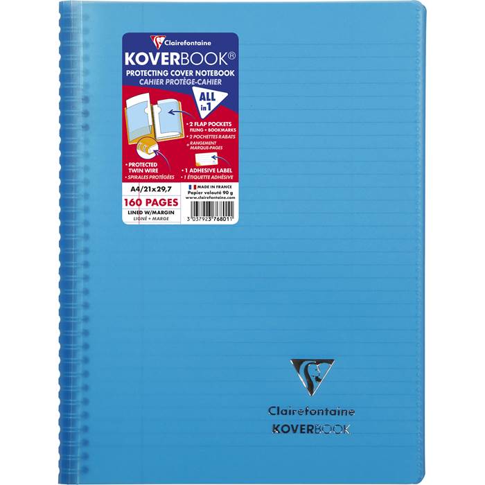 Kollegieblock Koverbook A4 - 4