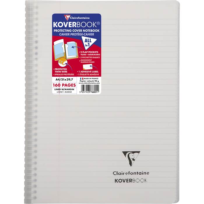 Kollegieblock Koverbook A4 - 6