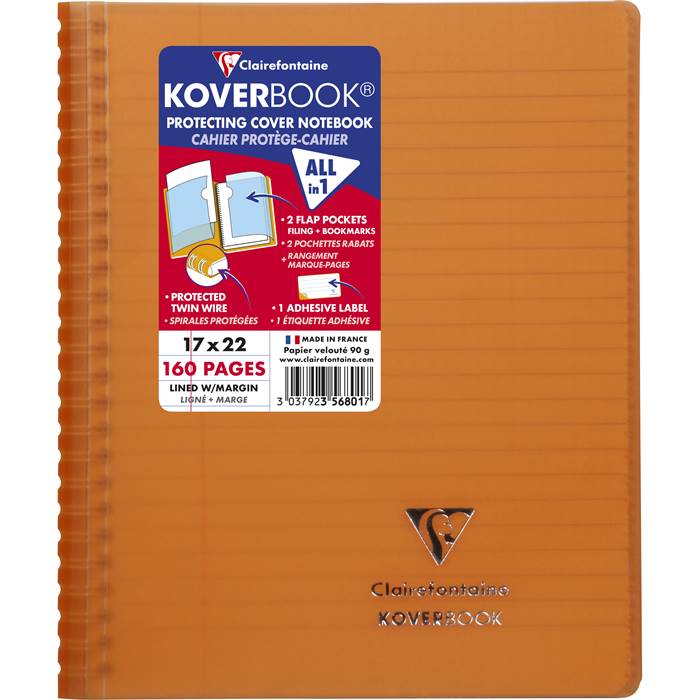 Kollegieblock Koverbook 17x22 - 8