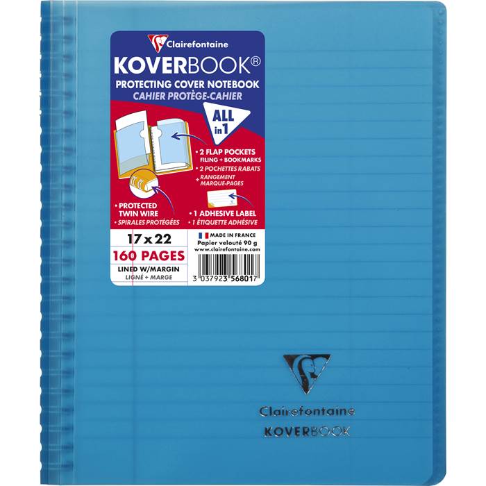 Kollegieblock Koverbook 17x22 - 4