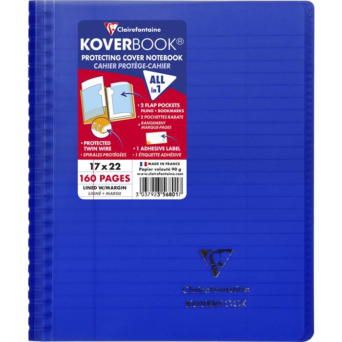 Kollegieblock Koverbook 17x22 - 5