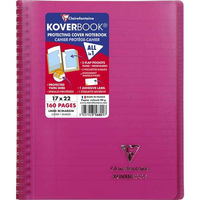 Kollegieblock Koverbook 17x22 - 9