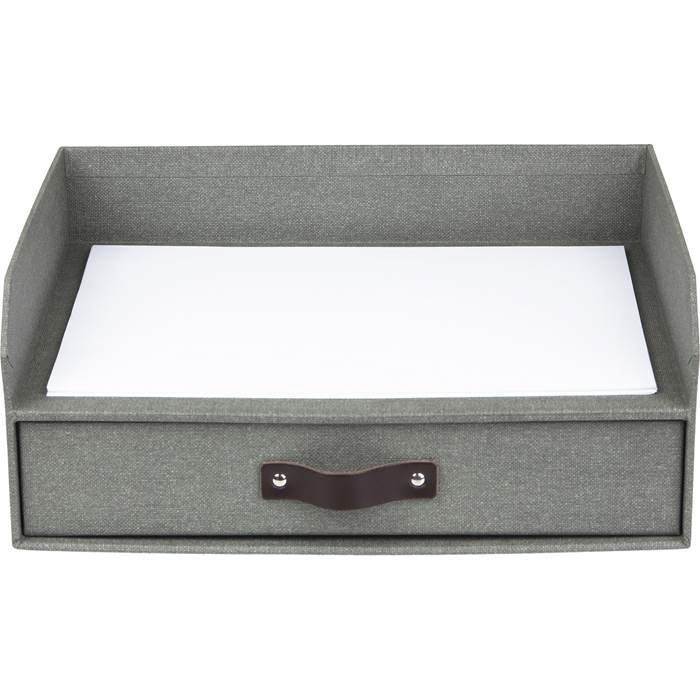 Brevkorg Walter canvas grå - 6
