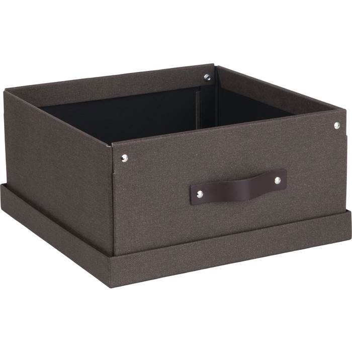 Box Bigso Levi canvas brun - 3