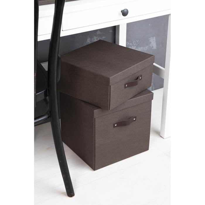 Box Bigso Logan canvas brun - 6